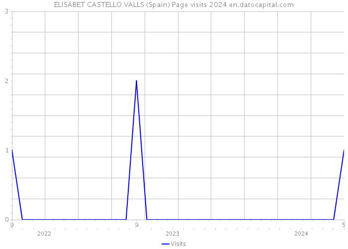 ELISABET CASTELLO VALLS (Spain) Page visits 2024 