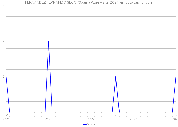 FERNANDEZ FERNANDO SECO (Spain) Page visits 2024 