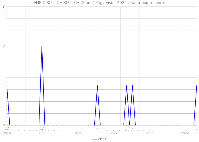 ENRIC BULLICH BULLICH (Spain) Page visits 2024 
