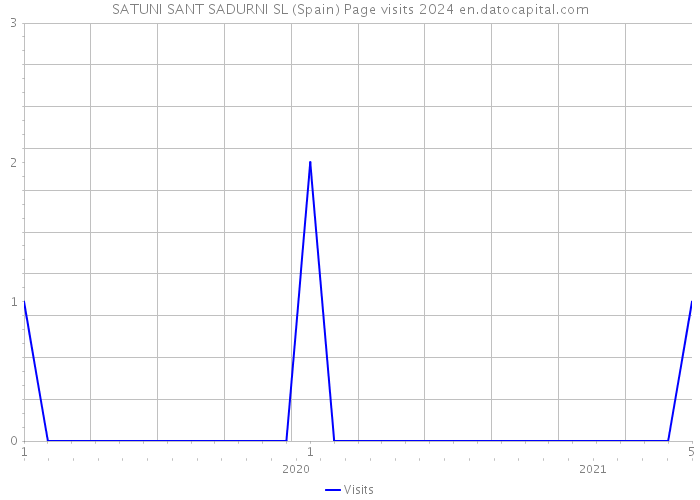 SATUNI SANT SADURNI SL (Spain) Page visits 2024 