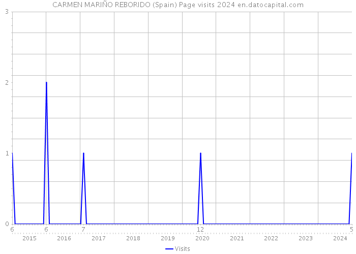 CARMEN MARIÑO REBORIDO (Spain) Page visits 2024 