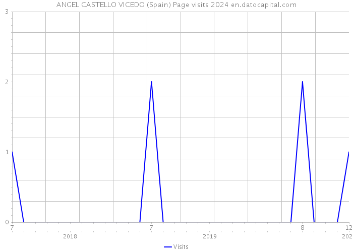 ANGEL CASTELLO VICEDO (Spain) Page visits 2024 