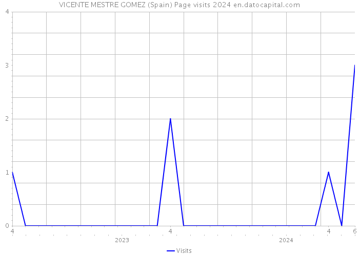 VICENTE MESTRE GOMEZ (Spain) Page visits 2024 