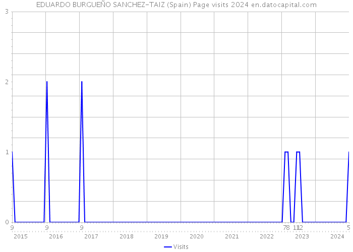 EDUARDO BURGUEÑO SANCHEZ-TAIZ (Spain) Page visits 2024 