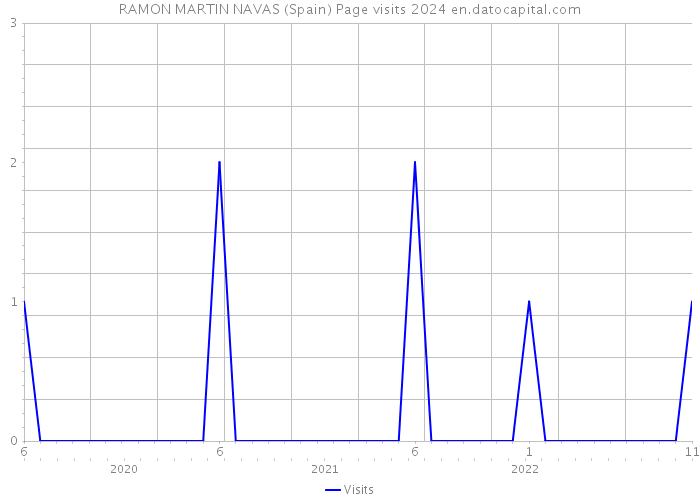 RAMON MARTIN NAVAS (Spain) Page visits 2024 