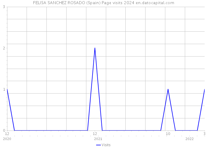FELISA SANCHEZ ROSADO (Spain) Page visits 2024 
