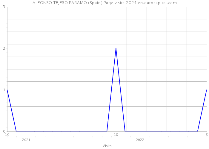 ALFONSO TEJERO PARAMO (Spain) Page visits 2024 