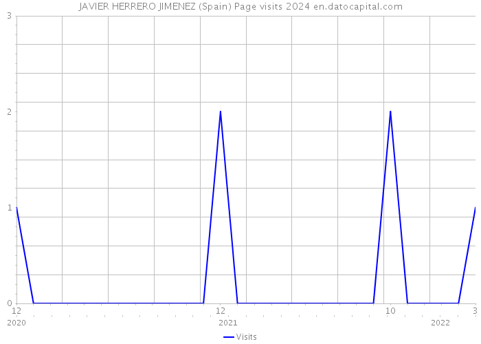 JAVIER HERRERO JIMENEZ (Spain) Page visits 2024 
