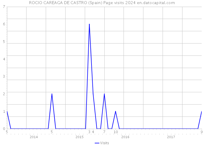 ROCIO CAREAGA DE CASTRO (Spain) Page visits 2024 