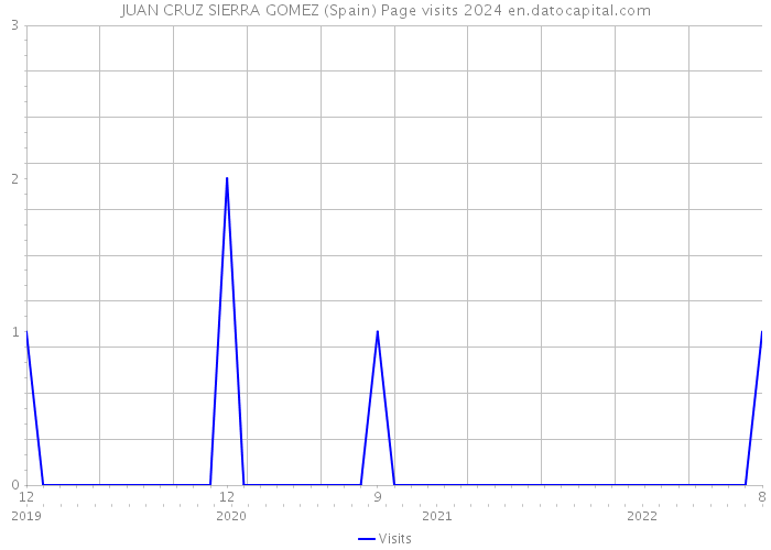 JUAN CRUZ SIERRA GOMEZ (Spain) Page visits 2024 