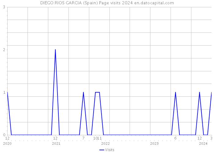DIEGO RIOS GARCIA (Spain) Page visits 2024 