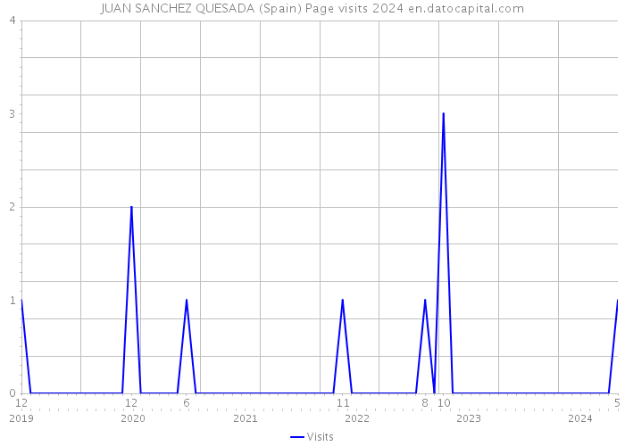 JUAN SANCHEZ QUESADA (Spain) Page visits 2024 