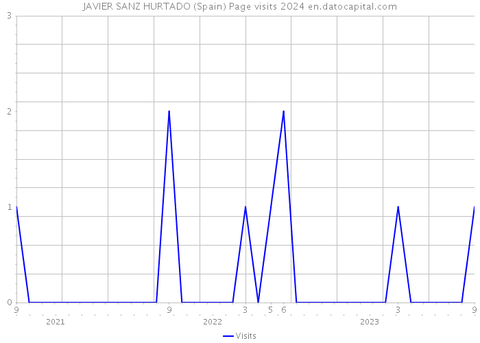 JAVIER SANZ HURTADO (Spain) Page visits 2024 