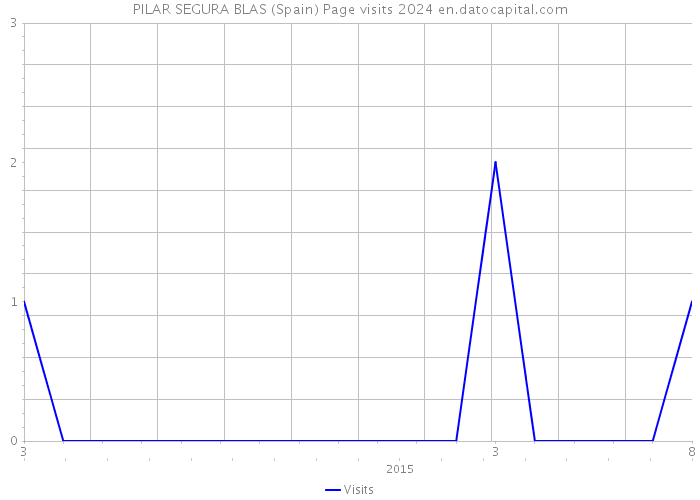 PILAR SEGURA BLAS (Spain) Page visits 2024 