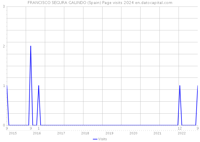 FRANCISCO SEGURA GALINDO (Spain) Page visits 2024 