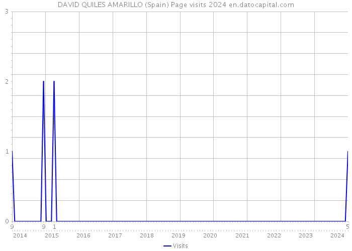 DAVID QUILES AMARILLO (Spain) Page visits 2024 