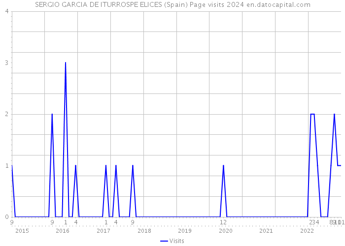 SERGIO GARCIA DE ITURROSPE ELICES (Spain) Page visits 2024 