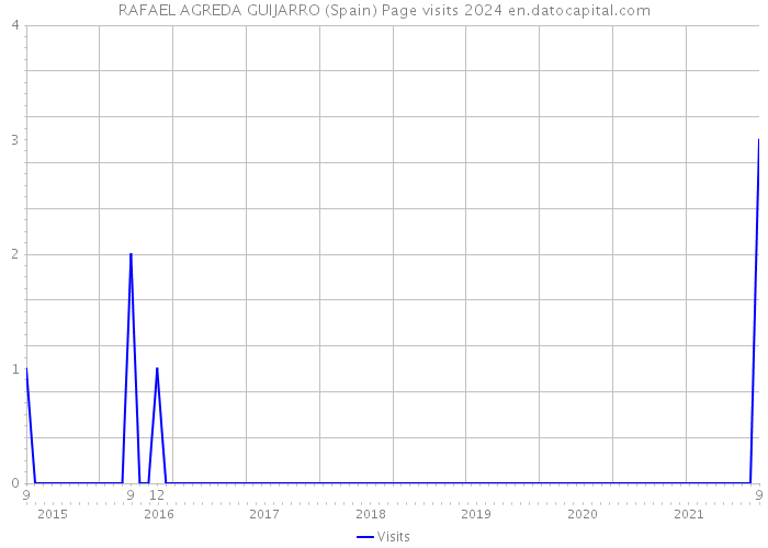 RAFAEL AGREDA GUIJARRO (Spain) Page visits 2024 