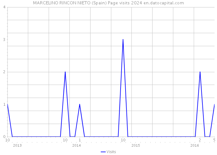 MARCELINO RINCON NIETO (Spain) Page visits 2024 