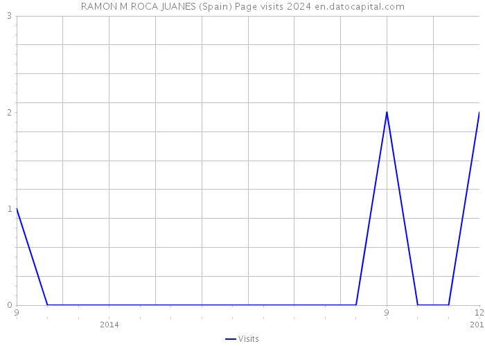 RAMON M ROCA JUANES (Spain) Page visits 2024 