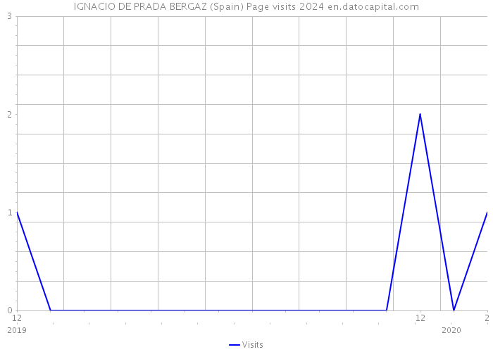 IGNACIO DE PRADA BERGAZ (Spain) Page visits 2024 