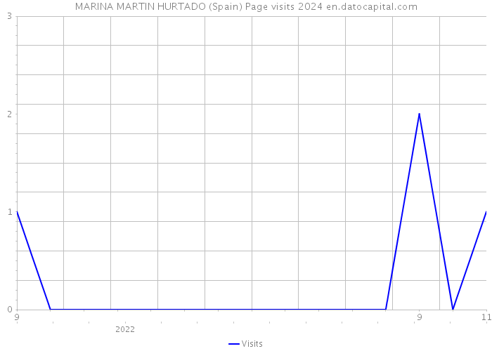 MARINA MARTIN HURTADO (Spain) Page visits 2024 