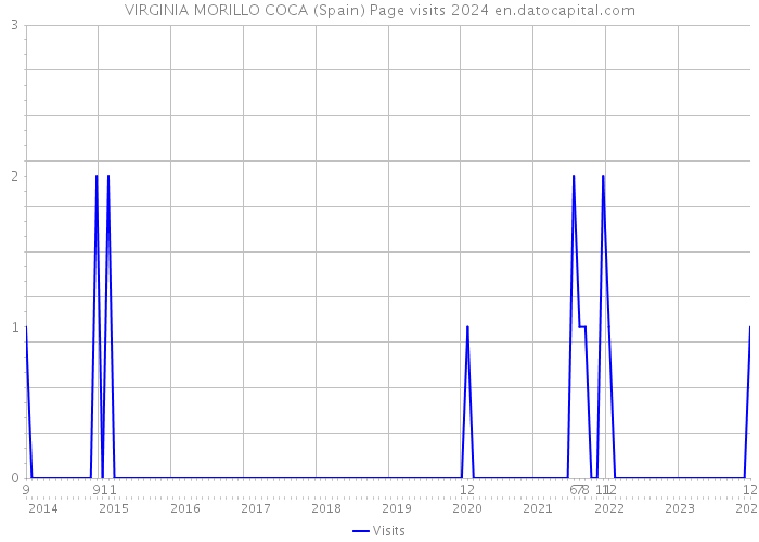 VIRGINIA MORILLO COCA (Spain) Page visits 2024 