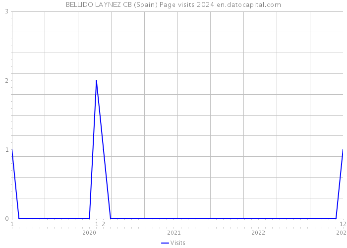 BELLIDO LAYNEZ CB (Spain) Page visits 2024 