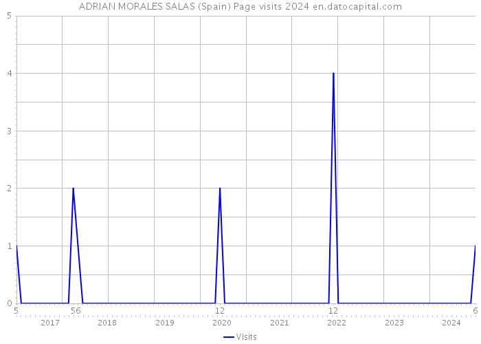 ADRIAN MORALES SALAS (Spain) Page visits 2024 