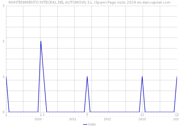 MANTENIMIENTO INTEGRAL DEL AUTOMOVIL S.L. (Spain) Page visits 2024 
