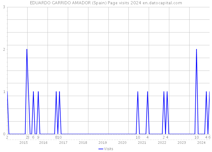 EDUARDO GARRIDO AMADOR (Spain) Page visits 2024 