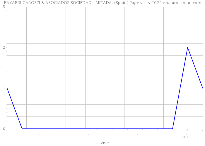 BAYARRI CAROZZI & ASOCIADOS SOCIEDAD LIMITADA. (Spain) Page visits 2024 