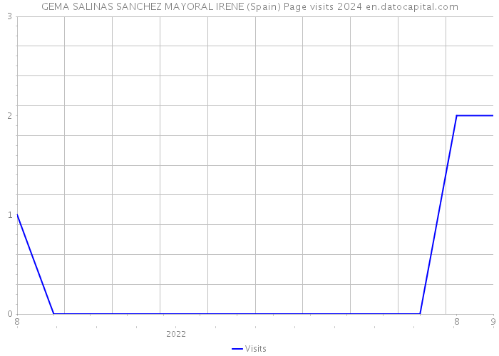 GEMA SALINAS SANCHEZ MAYORAL IRENE (Spain) Page visits 2024 
