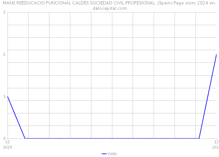 MANS REEDUCACIO FUNCIONAL CALDES SOCIEDAD CIVIL PROFESIONAL. (Spain) Page visits 2024 