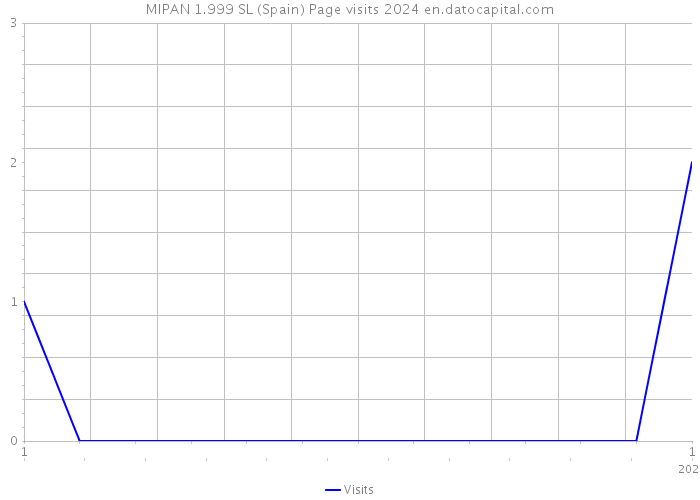 MIPAN 1.999 SL (Spain) Page visits 2024 