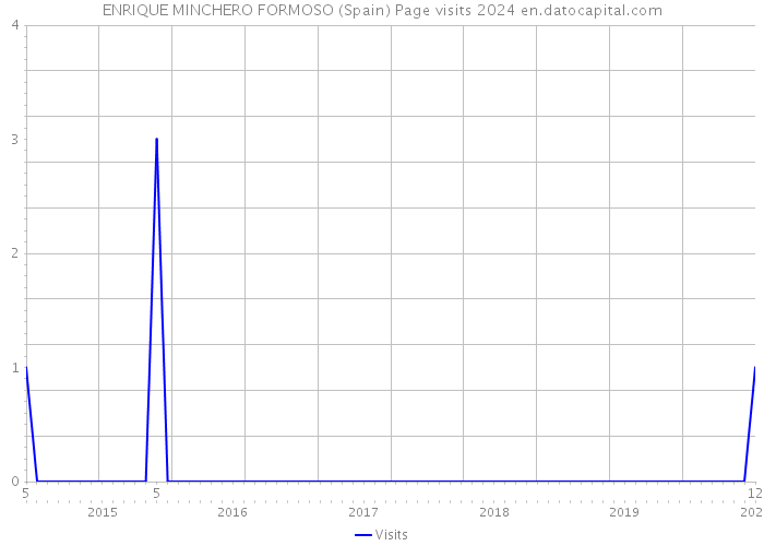 ENRIQUE MINCHERO FORMOSO (Spain) Page visits 2024 