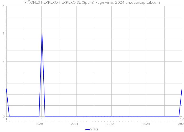 PIÑONES HERRERO HERRERO SL (Spain) Page visits 2024 