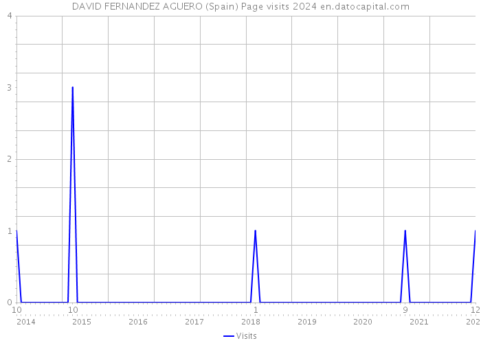 DAVID FERNANDEZ AGUERO (Spain) Page visits 2024 