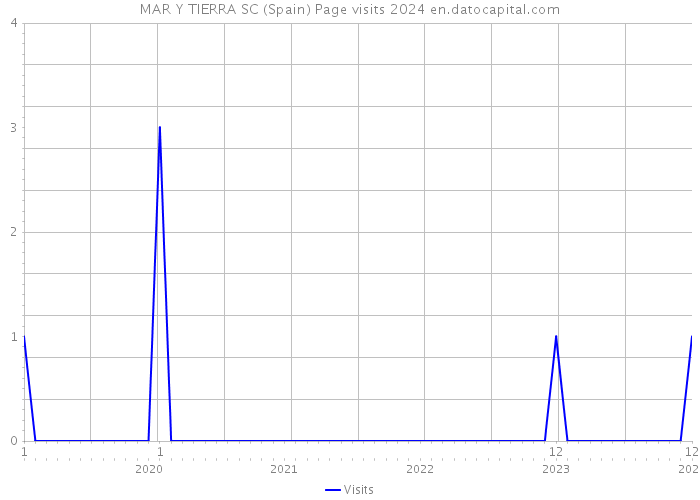 MAR Y TIERRA SC (Spain) Page visits 2024 