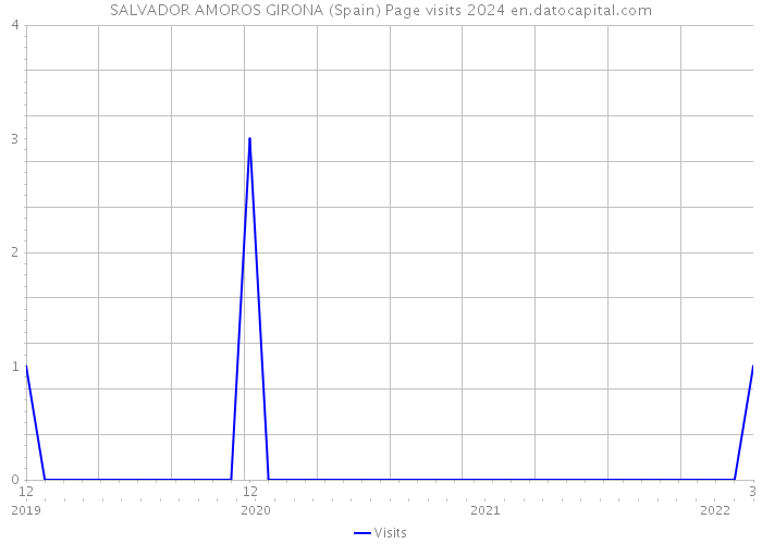 SALVADOR AMOROS GIRONA (Spain) Page visits 2024 