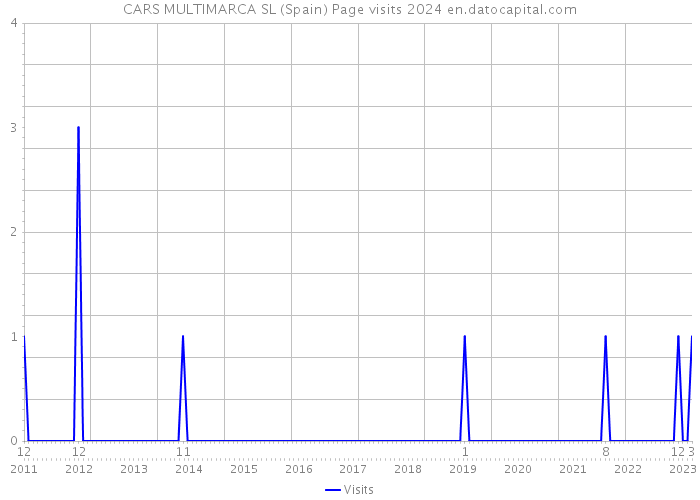 CARS MULTIMARCA SL (Spain) Page visits 2024 