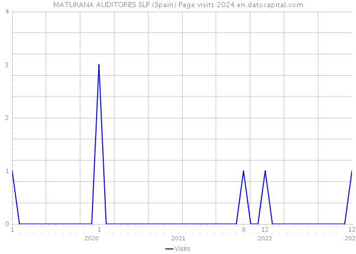 MATURANA AUDITORES SLP (Spain) Page visits 2024 