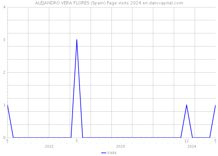 ALEJANDRO VERA FLORES (Spain) Page visits 2024 