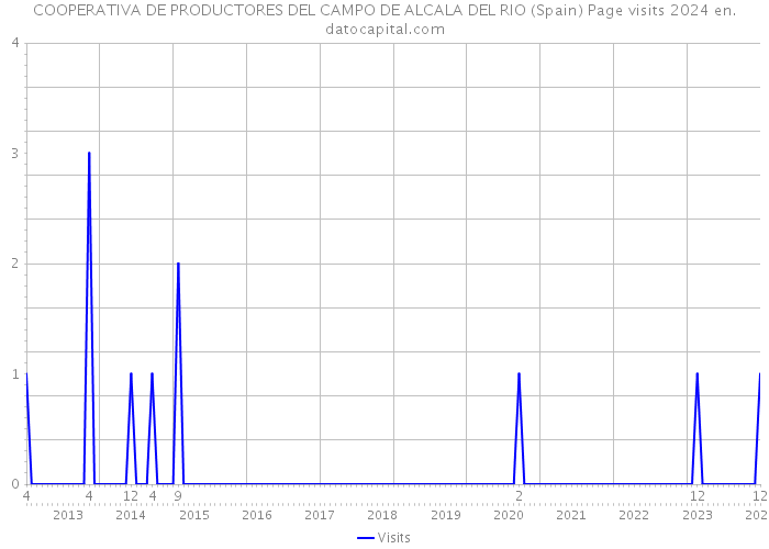 COOPERATIVA DE PRODUCTORES DEL CAMPO DE ALCALA DEL RIO (Spain) Page visits 2024 