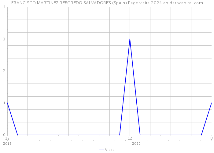FRANCISCO MARTINEZ REBOREDO SALVADORES (Spain) Page visits 2024 