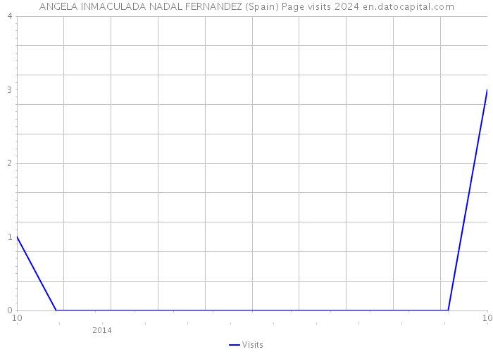 ANGELA INMACULADA NADAL FERNANDEZ (Spain) Page visits 2024 