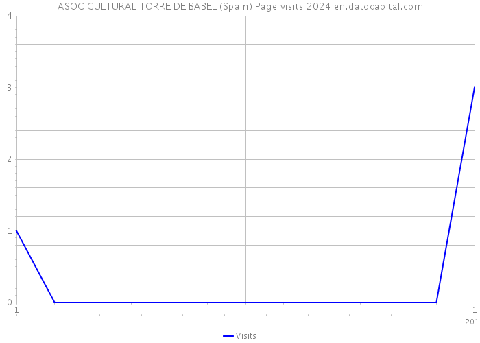 ASOC CULTURAL TORRE DE BABEL (Spain) Page visits 2024 