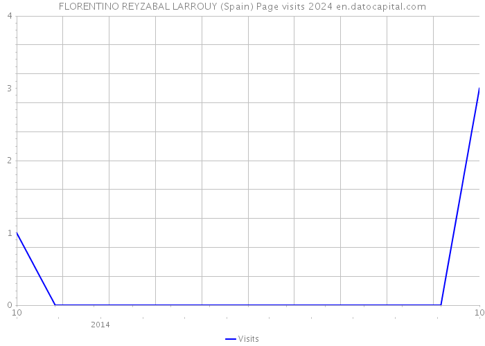 FLORENTINO REYZABAL LARROUY (Spain) Page visits 2024 