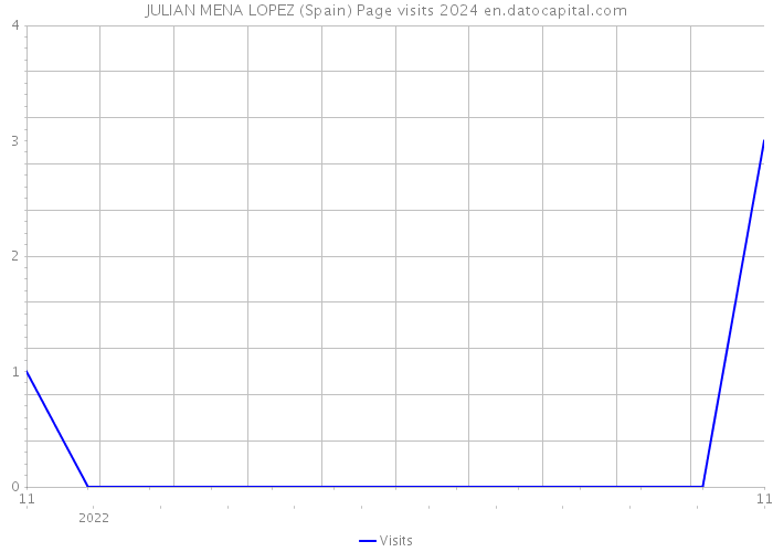 JULIAN MENA LOPEZ (Spain) Page visits 2024 