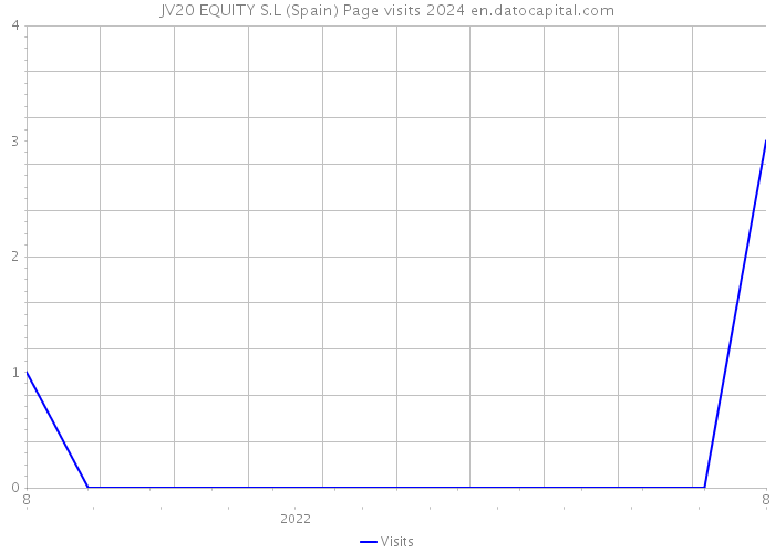 JV20 EQUITY S.L (Spain) Page visits 2024 